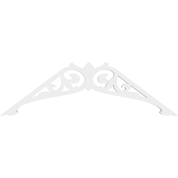 Pitch Carrillo Architectural Grade PVC Gable Pediment, 36W X 13 1/2H X 1P (9/12)